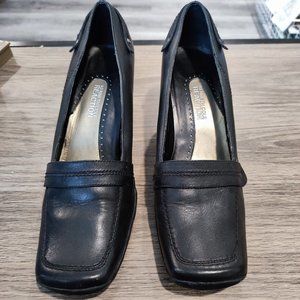 Kenneth Cole Reaction Leather casual loafer black women's size 10